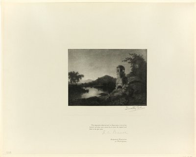 西塞罗的别墅，选自《英国古代艺术大师》（Old English Masters 作者 蒂莫西·科尔