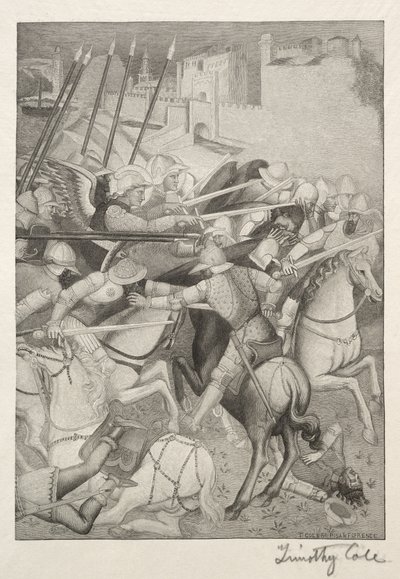 旧意大利大师：1888-1892年圣以弗所与撒丁岛异教徒的战斗。 作者 蒂莫西·科尔