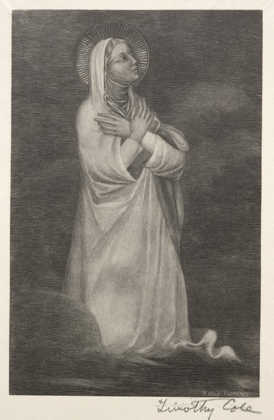 老意大利大师：处女雕像，1888-1892年。 作者 蒂莫西·科尔