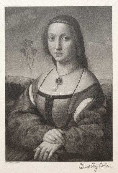 古老的意大利大师：马达莱纳·多尼（Maddalena Doni），1888-1892年。 作者 蒂莫西·科尔