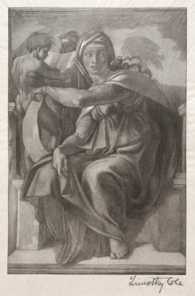古老的意大利大师：1890年的德尔菲·西比尔（Delphian Sibyl）。 作者 蒂莫西·科尔