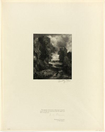 玉米田》，选自《英国古代艺术大师作品集 作者 蒂莫西·科尔
