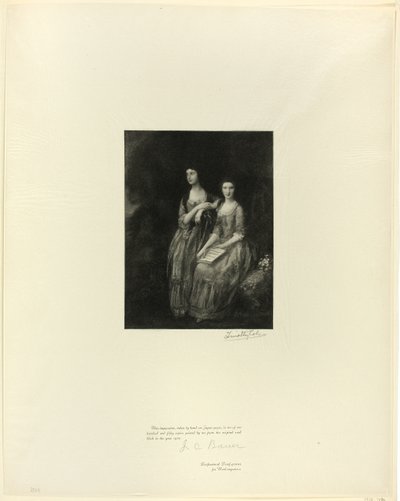 姐妹俩谢里丹夫人和蒂克尔夫人，选自英国古代大师作品 作者 蒂莫西·科尔
