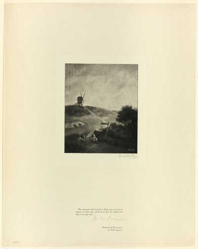 风车》，选自《英国古代艺术大师作品集 作者 蒂莫西·科尔