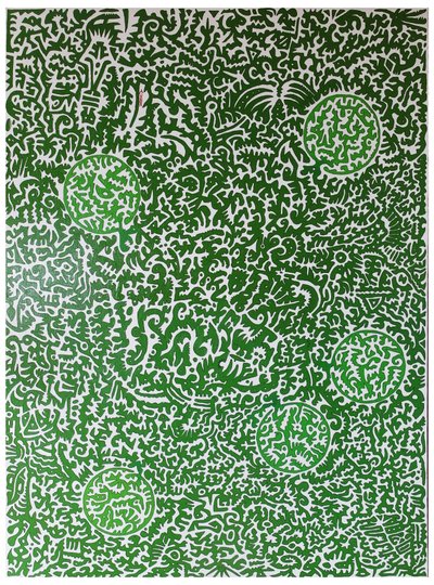 Spirit of nature, 2012, oil on wood 作者 蒂莫西·内森·乔尔