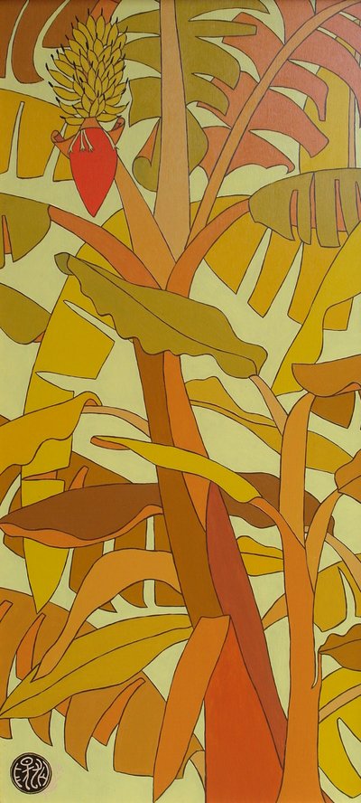法国的朱砂钟，2012年，木板油画 作者 蒂莫西·内森·乔尔
