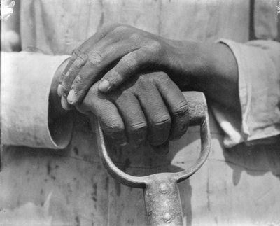 建筑工人的手，墨西哥，1926年 作者 蒂娜·莫多蒂