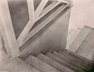 楼梯，墨西哥城，蒂娜·莫多蒂 (Tina Modotti) 作者 蒂娜·莫多蒂