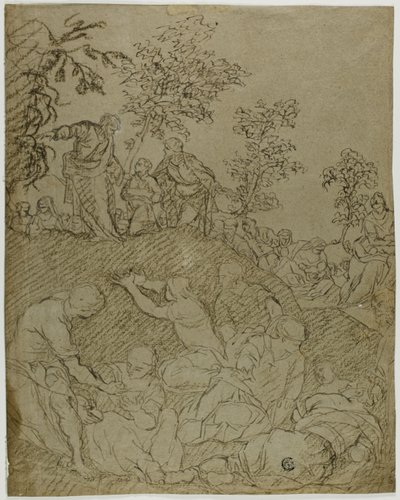 饼与鱼的奇迹 作者 Tintoretto