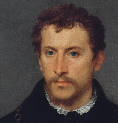 英国人（细节），1540-5 作者 蒂齐亚诺·韦切利（Tiziano Vecelli）