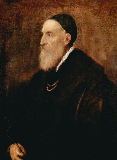 自画像，c1567 作者 蒂齐亚诺·韦切利（Tiziano Vecelli）