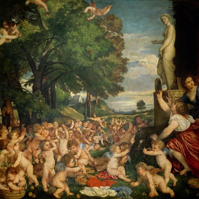 金星崇拜，1519年 作者 Tiziano Vecelli