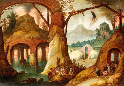 奥菲斯从冥界归来》，1630年。   作者 托比亚斯·韦尔哈希特（Tobias Verhaecht）
