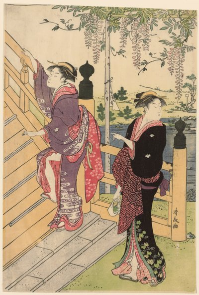欣赏龟户神社的紫藤花 作者 永永鸟居