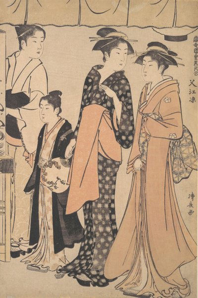 中津的冷却，1782年。 作者 永永鸟居