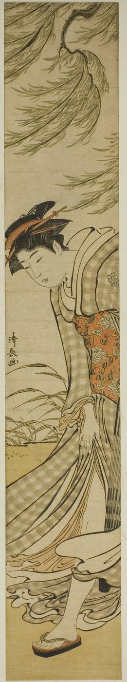 风和日丽柳下行的歌妓 作者 永永鸟居