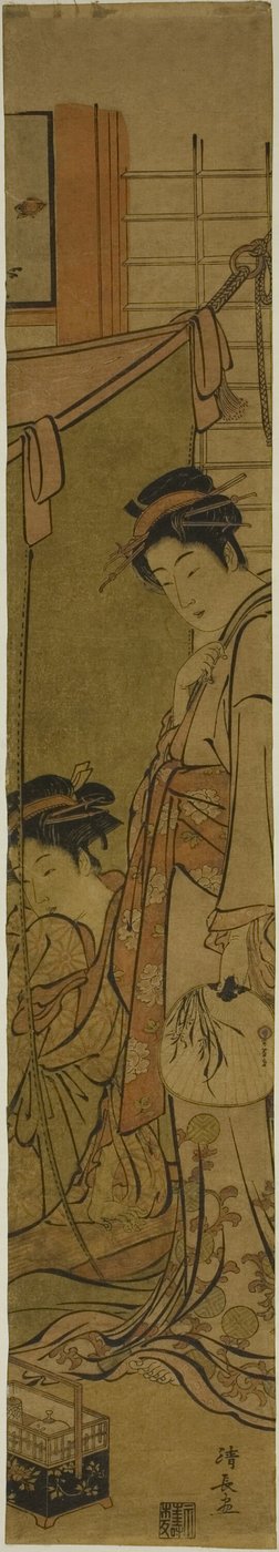 隔着蚊帐交谈的歌妓 作者 永永鸟居