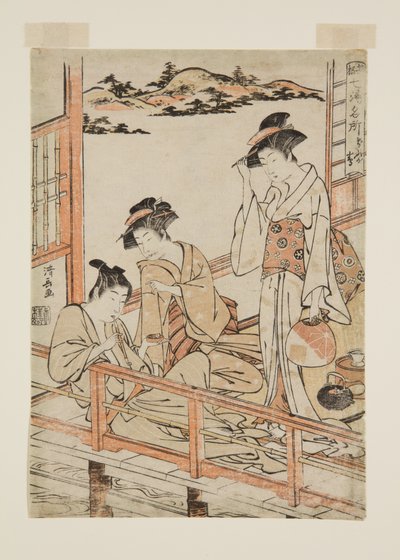 D?gashima（彩色木版画） 作者 永永鸟居