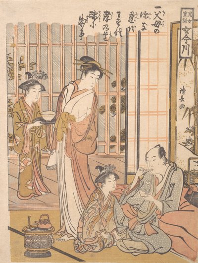 遗忘孝道》，约1781年。 作者 永永鸟居