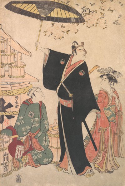 1784年，市川遥三在《江户樱花》剧中扮演Sukeroku，也被称为...。 作者 永永鸟居