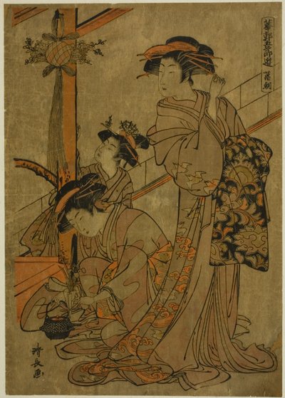 鸢尾花之晨》，选自 "欢乐街区的五个节日（花鹤岩五色节）"系列 作者 永永鸟居