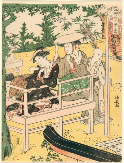 高田，选自 "江户夏日十景 "系列 作者 永永鸟居