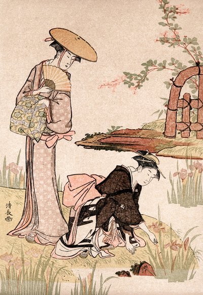 虹膜花园，建于1775年至1515年之间。 作者 永永鸟居