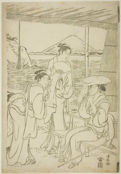 江之岛的游客 作者 永永鸟居