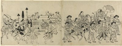 韩国大使馆抵达江户 作者 鸟居清信一世