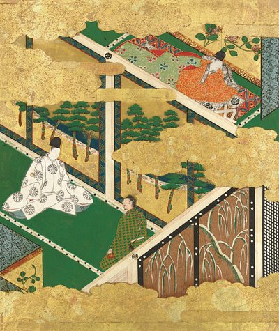 柏木栎树，16世纪末-17世纪初。 作者 土佐三好
