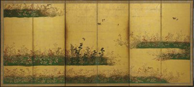 花和昆虫 作者 Tosa School