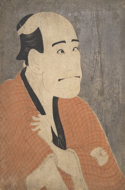 岚龙藏一世在剧中扮演石部金吉，花绫文禄曾，1794年。 作者 Toshusai Sharaku