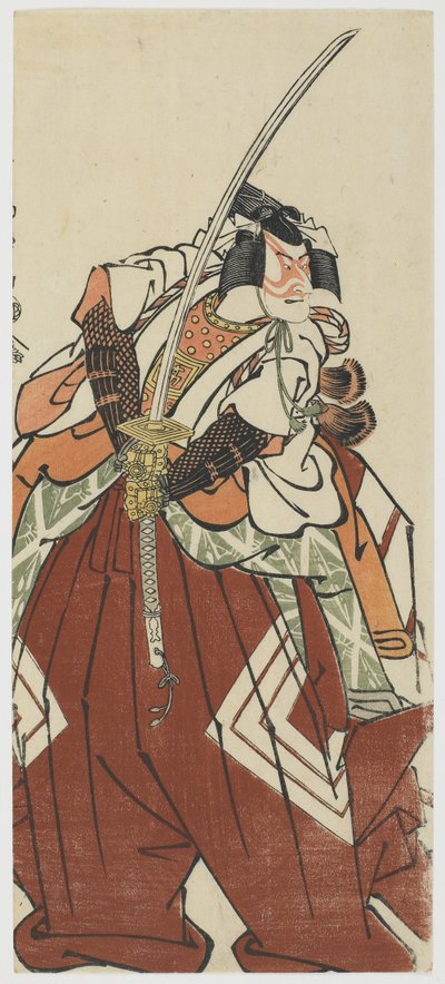 Ichikawa Komazo III作为Shinozuka Goro，1794 作者 Toshusai Sharaku