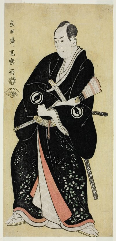 演员泽村宗十郎三世饰演名古屋三座元春（三代目泽村宗十郎之名古屋三座元春） 作者 Toshusai Sharaku