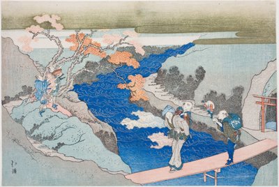 泷之川的秋枫，选自专辑 "永恒的瀑布 (Tokiwa no taki)"。 作者 东东屋北海