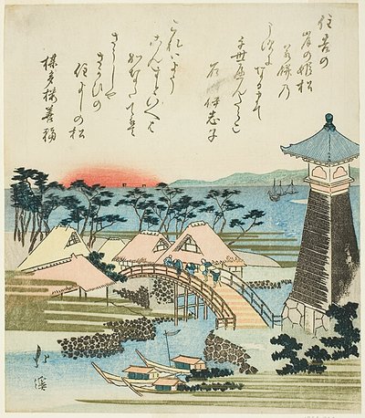 大阪住吉灯塔 作者 东东屋北海