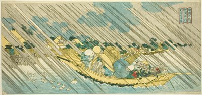 武藏省的隅田川（武藏隅田川），选自 "各省名胜（Shokoku meisho）"系列 作者 东东屋北海