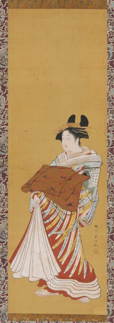 游行中的裕如 作者 歌川丰信