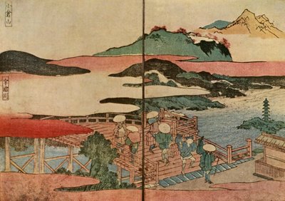小仓山和宇治河，1824年，1924年。 作者 丰田福建