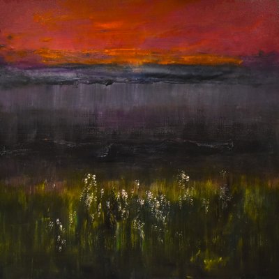 丨2，2017（布面油画） 作者 特蕾西·兰布罗斯