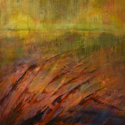 摇摆，2024 年（布面油画） 作者 特蕾西·兰布罗斯