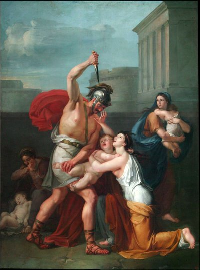 无辜者的屠杀》，1809年。   作者 特罗菲姆·费奥多罗维奇·杜尔诺夫