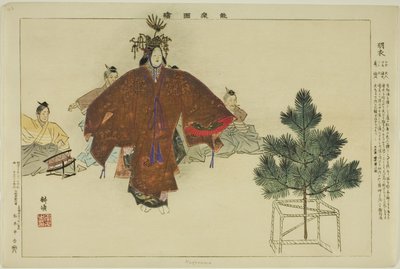 Hagoromo，选自 "没有表演的照片（Nogaku Zue）"系列 作者 月冈工业