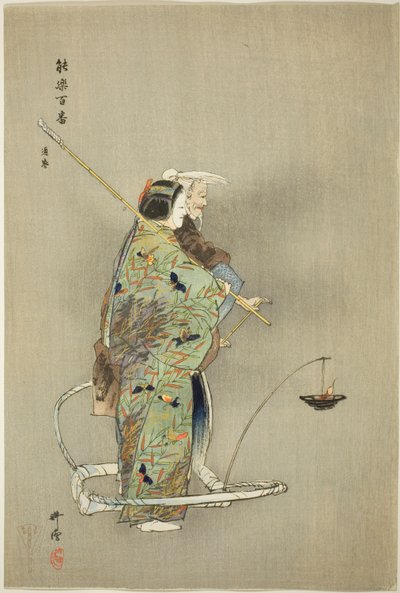 道森，选自 "百无剧（Nogaku hyakuban）"系列 作者 月冈工业