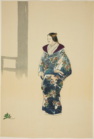 友永，选自 "百无剧（Nogaku hyakuban）"系列 作者 月冈工业