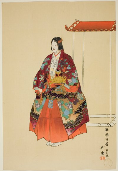 Yokihi，选自 "百无剧（Nogaku hyakuban）"系列 作者 月冈工业