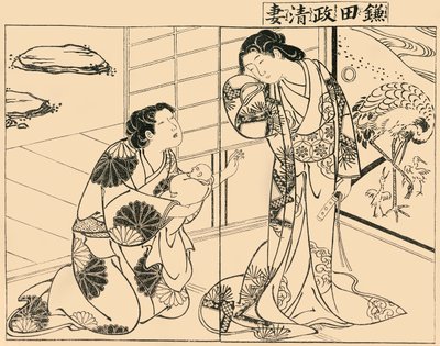 Kamada Masakiyos妻子，1757年，1924年。 作者 月冈正信