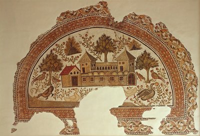 塔巴卡的乡间别墅（马赛克） 作者 突尼斯学校
