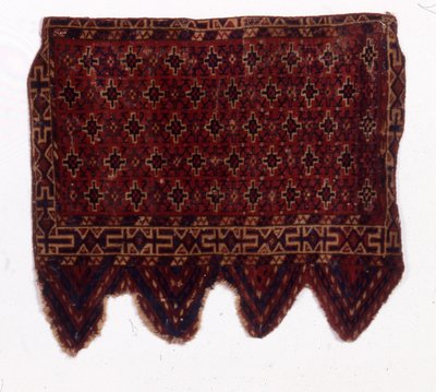 罕见的Yomut okbash，19世纪中叶（纺织） 作者 土库曼学校