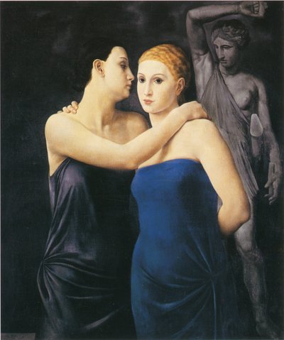 Le amiche 《朋友》，1924年。 作者 乌巴尔多·奥皮